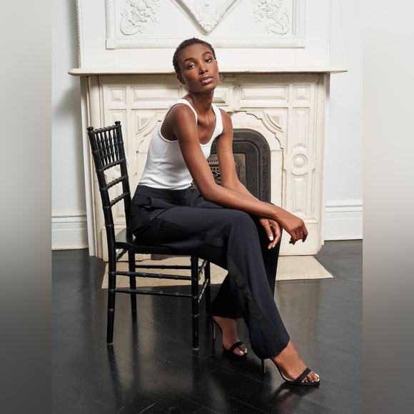 NWT La Ligne Cadet Pants Navy sz 4 $350 - Picture 3 of 4